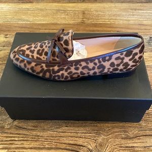 jcrew academy calf hair loafer NWT
